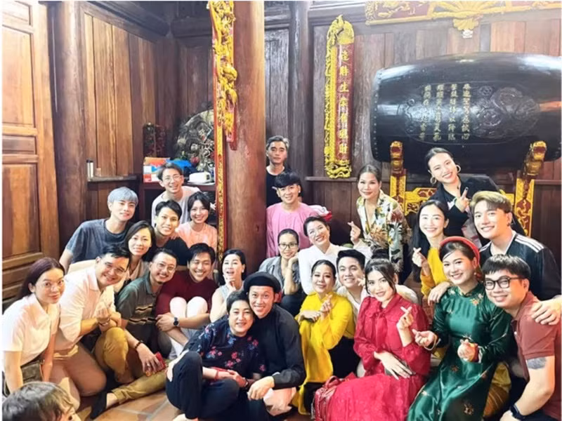 Nhà thờ Tổ của nghệ sĩ Hoài Linh năm nay mở cửa đón giới nghệ sĩ thay vì cho người dân tham quan. Ảnh: Giao thông