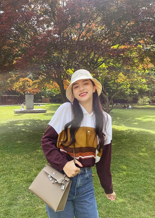 Hương Giang cũng vui vẻ xuất hiện sau khi chuyện tình với Matt Liu tan vỡ.