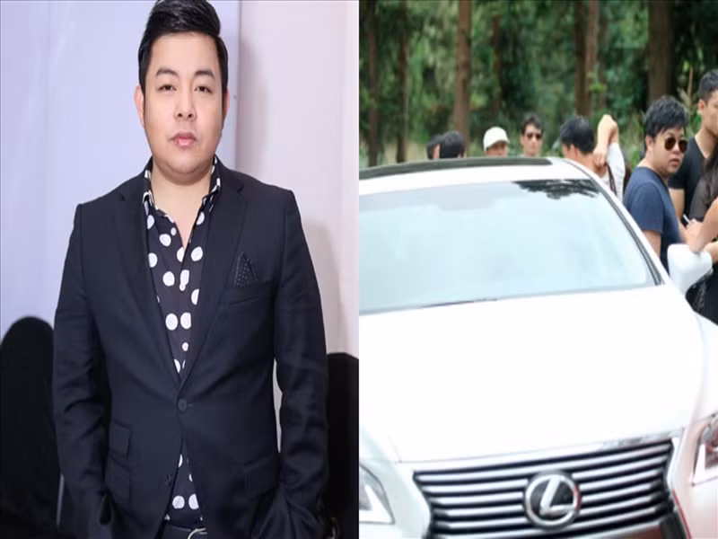 Quang Lê sở hữu một chiếc xe Lexus LS460 giá 6 tỷ đồng. Ảnh: Người lao động