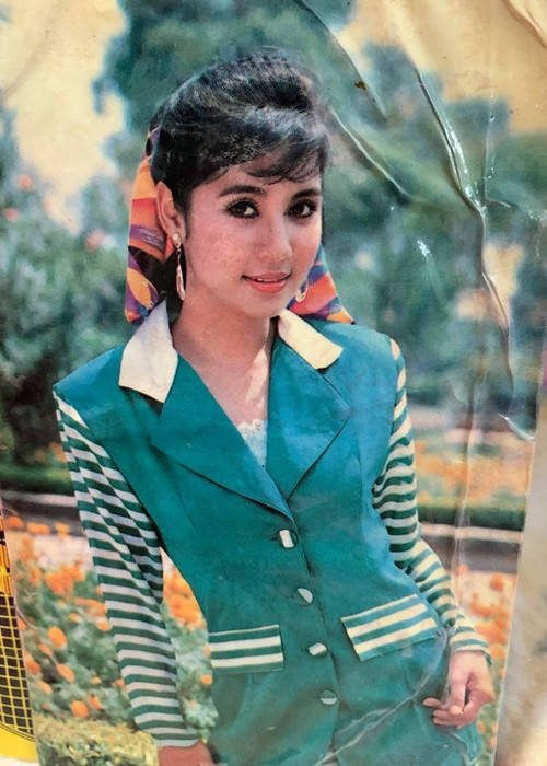 Cô sở hữu vẻ đẹp tự nhiên cách đây nhiều năm. Ảnh: FBNV