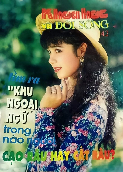 Việt Trinh chia sẻ: "Hơn 30 năm rồi nhìn lại thèm mái tóc được như trước. Dù gội đầu bằng xà bông cục mà tóc vẫn mượt và chắc". Ảnh: FBNV