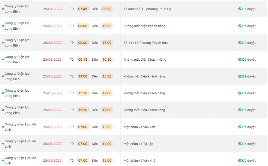 Lich cat dien Ha Noi ngay 25/5: Nhieu khu o pho co bi mat dien 8 tieng-Hinh-4