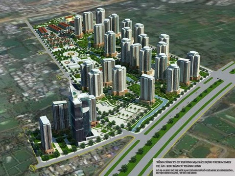 Khu đô thị mới Nam Sài Gòn.