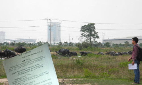 KCN Sóng Thần 3 và đơn tố cáo của ông Huỳnh Uy Dũng (ảnh nhỏ). Ảnh: N.H.