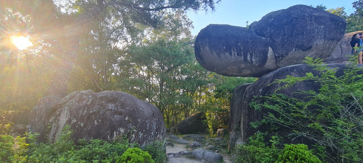 Theo truyền thuyết, trong một lần chàng trai của làng Trường Lệ đi đánh cá, tình cờ cứu sống một cô gái bị sóng biển xô vào bờ, kể từ đó hai người yêu nhau, rồi kết làm vợ chồng. Cô gái vốn là tiên nữ nhà trời, vì mắc tội nên bị Ngọc Hoàng đày xuống hạ giới.