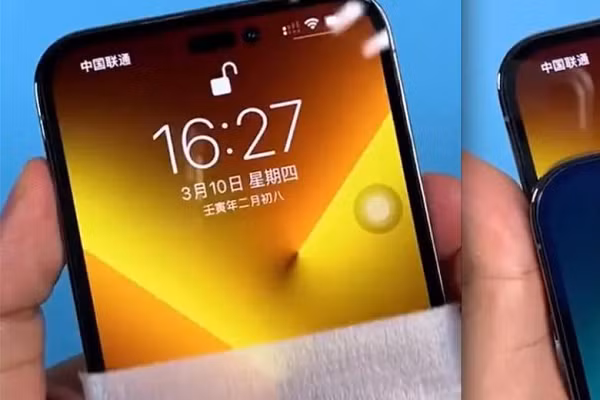 Mới đây một hình ảnh trên tay thực tế bị rò rỉ được cho là của chiếc iPhone 14 Pro được đặt kế chiếc iPhone 13 Pro trong đoạn video được chia sẻ trên mạng xã hội Twitter.