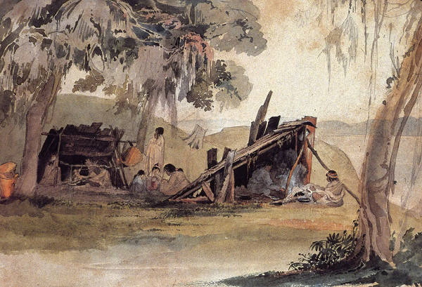 Khi người da đỏ Choctaw xuất hiện sau khi ở dưới lòng đất trong nhiều thế hệ, đã xảy ra chiến tranh với những kẻ thù của họ. Nhưng họ đã giành chiến thắng bằng cách sử dụng phi tiêu tẩm chất độc được làm từ nấm mà họ tìm thấy trong các hang động.