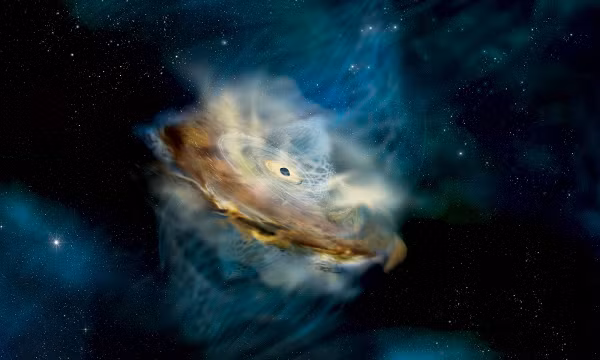 Các nhà khoa học phát hiện một thiên hà được gọi là 1ES 1927 + 654 đã ngừng phát xạ tia X trong vài tháng, sau đó lại tiếp tục phát xạ tia X và tăng cường độ lên.