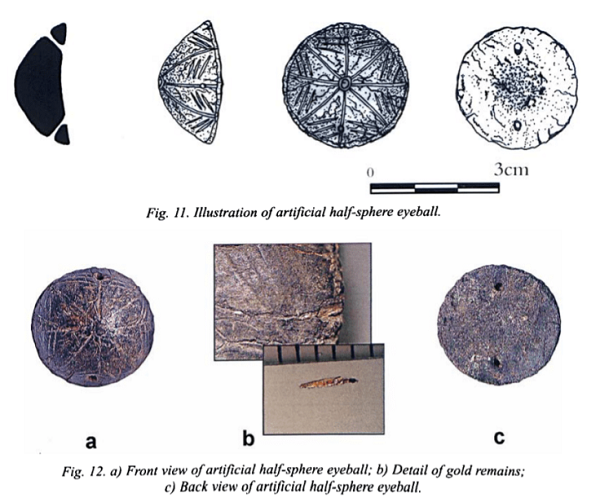 Được biết, cổ vật quý giá này được tìm thấy trong hài cốt của một phụ nữ quyền quý chôn cất tại Shahr-e Sukhteh. Sở dĩ người dân gọi đây là Thành phố Bùng cháy" bởi một vụ hỏa hoạn được cho là nguyên nhân khiến nó bị bỏ hoang từ năm 2.350 trước Công Nguyên, dù trước đó là một thành đô vô cùng thịnh vượng.