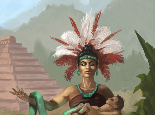 Mộ phần này được tìm thấy trong quá trình tìm kiếm một khu vệ sinh nằm trong khu phức hợp khảo cổ Palanque ở miền nam Mexico. Tuy nhiên, thứ khiến nó trở lên đặc biệt chính là người nằm bên trong.