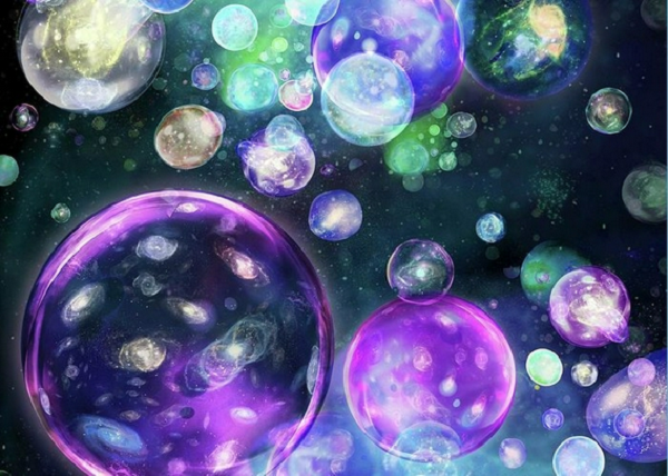 Để chứng minh một loạt các đặc điểm cơ bản của vũ trụ chúng ta, như tình trạng lạm phát khi có các hạt của vũ trụ khác nhảy sang vũ trụ của chúng ta, tiến sĩ Galitski đã xây dựng một mô hình toán học khái quát hóa trường hợp của hai tấm graphene (vũ trụ 2D) lên các vũ trụ nhiều chiều hơn, bao gồm cả không gian 4 chiều của chúng ta.