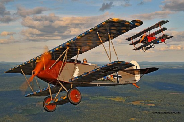 Cuốn sách của tác giả Nigel Watson kể lại lời thú nhận diễn ra vào năm 1999 bởi một phi công, bạn thân của Nam tước đỏ, Peter Waitzrick, người được cho là đã chứng kiến cuộc chạm trán lịch sử trên bầu trời giữa Nam tước đỏ và một vật thể bay không xác định.