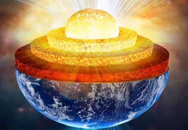 Lớp lõi là phần trong cùng của Trái đất, có hình cầu, đường kính khoảng 3000km, tồn tại ở trạng thái rắn ở ngoài lỏng ở trong, nhiệt độ tương đương với sức nóng trên bề mặt của mặt trời.