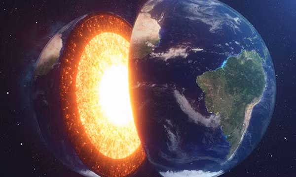 Cấu tạo bên trong của Trái đất, Trái đất được chia ra làm 3 lớp: Lớp vỏ, Lớp trung gian và Lớp nhân (lõi).