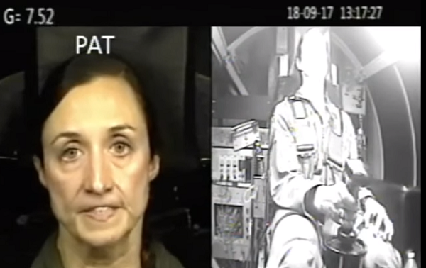 Gia tốc Gy thì ít liên quan hơn, nhưng nó cũng đang được chú ý nhiều hơn do sự phát triển của các máy bay chiến đấu thế hệ mới hơn với động cơ đẩy đa hướng như F-22 và F-35. Để đơn giản, thuật ngữ 'G' trong phần còn lại của bài viết thường chỉ được áp dụng cho các lực trong trục Gz.