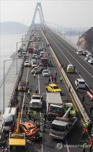 Hiện trường vụ tai nạn.