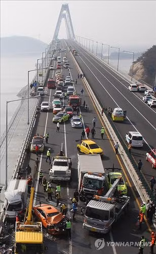 Hiện trường vụ tai nạn.