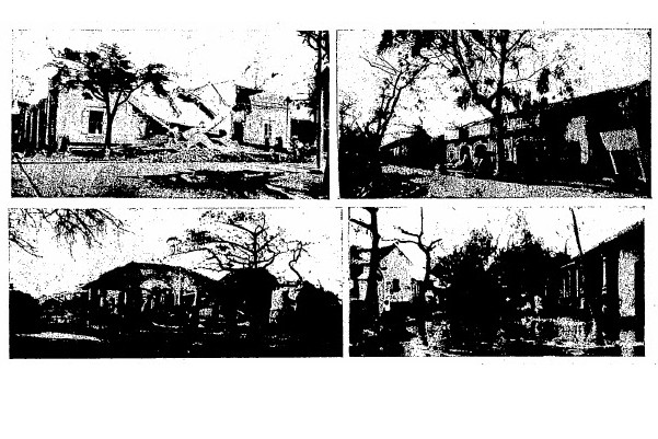 Những hình ảnh Đà Lạt tan hoang sau trận lụt năm 1932 được đăng trong một bài báo tiếng Pháp đương thời. Ảnh: Dalatarchi / Blogspot.