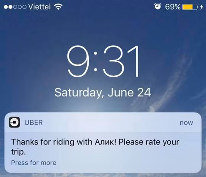 Ngoi o Sai Gon, khach bi tru tien di Uber tai Nga, Australia