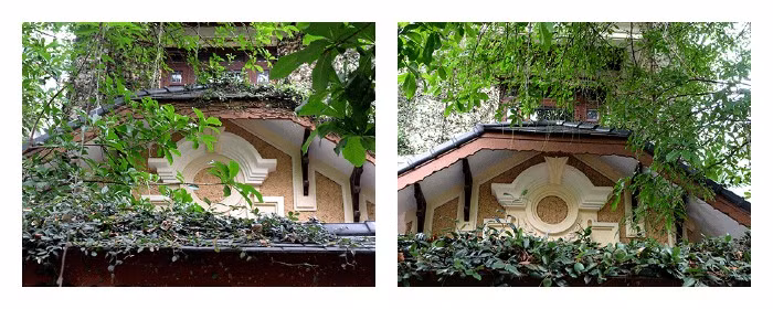 Ô văng cửa cũng giống nhau đến từng chi tiết nhỏ.