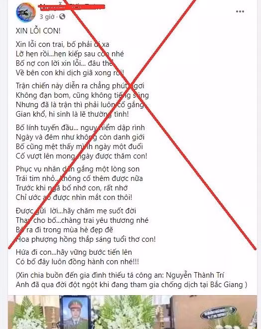 Thuc hu thieu ta cong an tu vong khi chong dich tai Bac Giang