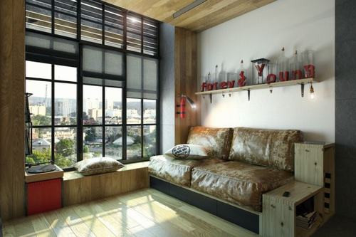 Thiet ke thong minh giup can ho 18m2 rong nhu gap doi