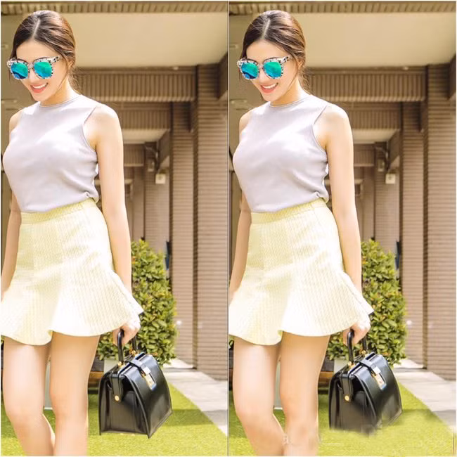 Lê Hà là người mẫu xinh đẹp, nổi tiếng. Cô sở hữu chiều cao ấn tượng và khuôn mặt cực xinh đẹp.