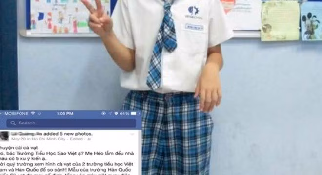 Truong VStar duoi hoc sinh vi me che dong phuc: Co pham luat?