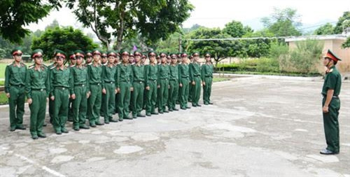 Tiểu đoàn 4, Lữ đoàn 144 vừa hoàn thành nhiệm vụ đón nhận, sắp xếp, bố trí nơi ăn ở và chuẩn bị huấn luyện chiến sĩ mới đợt 2 năm 2015.