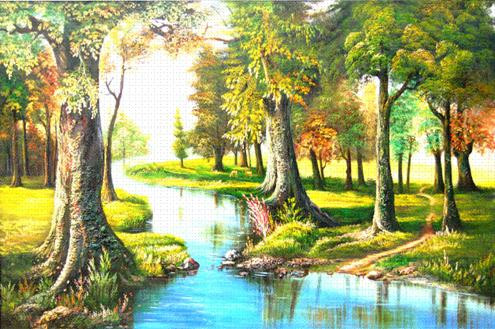 Tuy nhiên, nếu tranh treo phòng khách là tranh sơn thủy thì phải xem thế nước chảy, không được để chảy ra ngoài, nước chảy vào thì tài khí mới vào nhà, còn nước chảy ra thì thất thoát tài khí. Nếu là tranh thuyền buồm thì đầu thuyền phải hướng vào trong nhà, kỵ hướng ra ngoài, vì hướng ra ngoài thì hao tài tổn đinh, còn hướng vào trong thì chiêu tài.