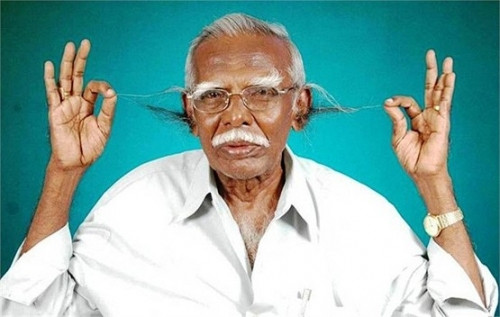 Anthony Victor, một người đàn ông ở miền bắc Ấn Độ, đã lưu danh trong sách kỷ lục Guinness với tư cách là người có lông tai dài nhất thế giới với độ dài gần 25,4 cm. Ông đã phá kỷ lục của chính bản thân vào năm 2003, khi chiều dài lông tai của ông là 12,7 cm.