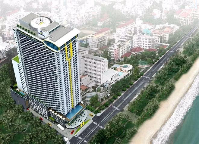 10. Nha Trang Havana Địa điểm: Nha Trang Chiều cao: 150 m Nha Trang Havana được quản lý bởi công ty danh tiếng Best Western International đến từ Mỹ. Cao 41 tầng, Nha Trang Havana là khách sạn kiêm cao ốc với các quán bar, nhà hàng cùng với bể bơi phục vụ khách du lịch.