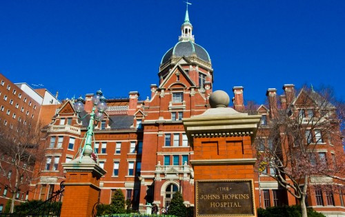 Bệnh viện Johns Hopkins: Là một trong những bệnh viện lớn nhất trên thế giới nằm ở Baltimore, Mỹ. Nó có các thiết bị chẩn đoán và điều trị tiên tiến. Các nhà nghiên cứu của bệnh viện này đã có nhiều kinh nghiệm cũng như kiến thức trong việc chẩn đoán và điều trị ung thư. Bệnh viện này còn có các nhân viên có khả năng biết làm thế nào để duy trì một sự cân bằng giữa sức khỏe thể chất và tinh thần của bệnh nhân.