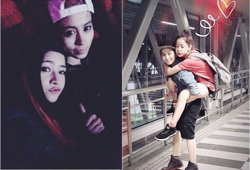 Những hình ảnh được cho là "tình trong như đã" chỉ thiếu mức công khai thừa nhận của hai cô nàng đình đám showbiz.