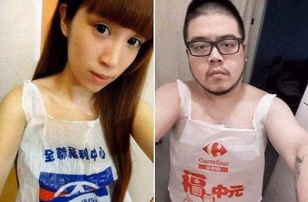 Cả đàn ông lẫn phụ nữ Đài Loan đều đang “phát sốt” với trào lưu ngớ ngẩn của giới trẻ mới rộ này. Họ thấy thú vị vì có thể tận dụng những túi nhựa rẻ tiền và có sẵn trong bất kỳ cửa hàng, siêu thị nào để tạo nên những bức ảnh độc, thu hút sự chú ý, tò mò của mọi người.