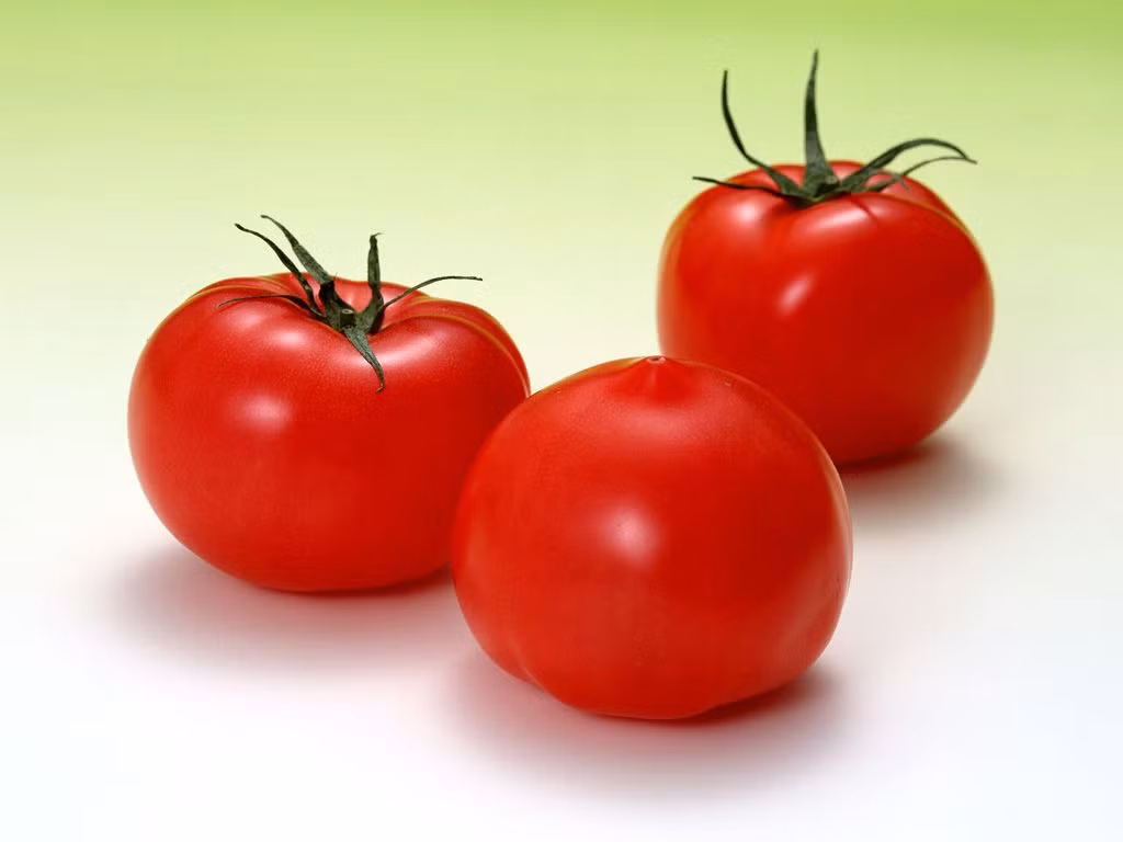 Không ăn cà chua lúc đói: Cà chua chứa rất nhiều pectin và nhựa phenolic và các thành phần khác giống như trong quả hồng vàng.