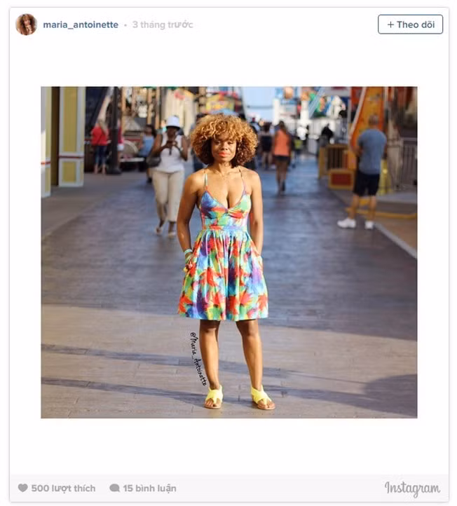 Maria với tên instagram: Maria_Antoinette.