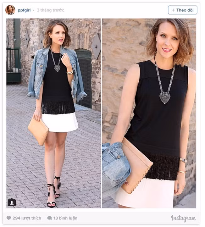 Kimberly với tên Instagram: Penny Pincher Fashion.