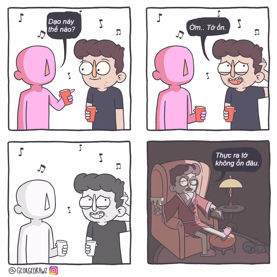 Bề ngoài, có thể những anh chàng độc thân cố tỏ ra là họ ổn, hài lòng với cuộc sống nhưng thực ra trong lòng lại chứa đựng nhiều nỗi muộn phiền vì tâm sự không có ai để sẻ chia.