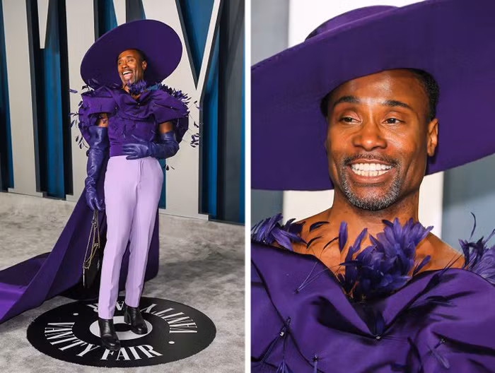 Nam diễn viên Billy Porter gây choáng khi mặc trang phục dạ hội hơi hướng cổ điển xuất hiện trong buổi lễ trao giải Oscar.