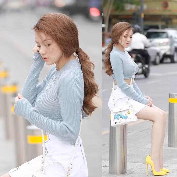 Nếu như trước kia chuộng mốt hở bạo thì nay Thủy Top chọn gu ăn mặc gợi cảm, vừa thể hiện sự chín chắn, trưởng thành.