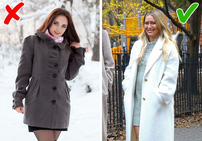 Áo khoác dạ ngắn. Áo khoác ngắn cũng dần bị chị em “lạnh nhạt”. Thay vào đó, mốt áo khoác dạ dáng dài, rộng rãi đang ngày càng “được lòng” giới sành mốt.