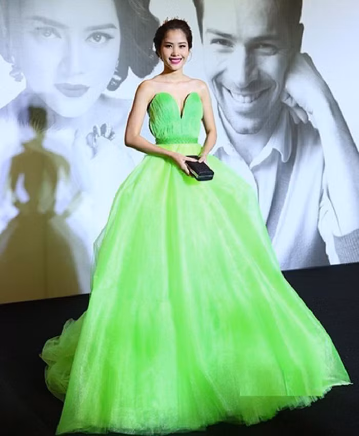 Theo thời gian, đặc biệt sau lùm xùm tình cảm với Trường Giang, mỹ nhân sinh năm 1996 có sự trượt dài trong cách ăn mặc, liên tục bị xếp vào danh sách sao mặc xấu. Có thời điểm, Nam Em bị chê lên chê xuống vì những bộ đầm khiến cô già trước tuổi.