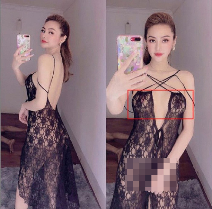 Phải là những bộ đồ cắt xẻ táo bạo, “phơi” gò bồng đảo mới được mỹ nhân gốc Hà Tĩnh ưu ái mặc lên người.