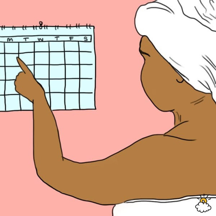 Thời gian thích hợp để tự khám ngực ở nhà là 3-5 ngày sau kỳ kinh.