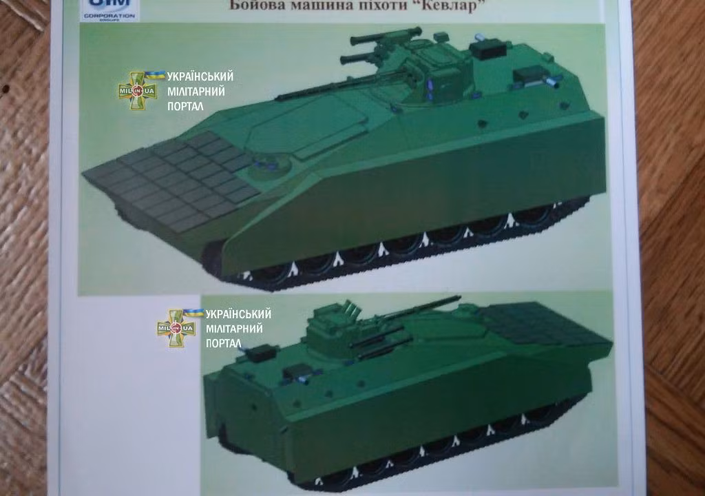 Module chiến đấu Shturm với pháo tự động 30 mm, súng máy 7,62 mm, súng phóng lựu 30 mm và hệ thống tên lửa dẫn đường Barrier dẫn đường bằng laser cũng được lắp ở đó.