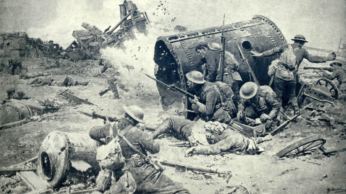 Diễn ra từ tháng 7 - 11/1918 gần sông Somme ở Pháp, trận Somme là cuộc đối đầu căng thẳng giữa phe Đồng minh gồm Anh, Pháp với quân Đức.