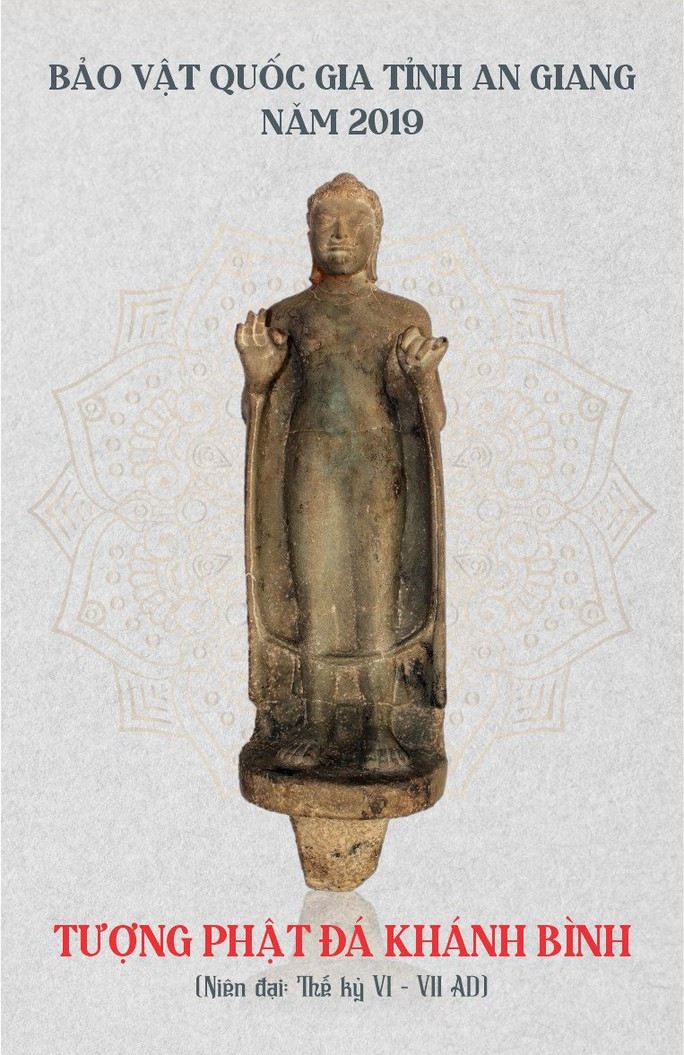 Tượng phật đá Khánh Bình có niên đại khoảng thế kỷ 6 - 7 đã được công nhận là Bảo vật Quốc gia. Ảnh: Người lao động.