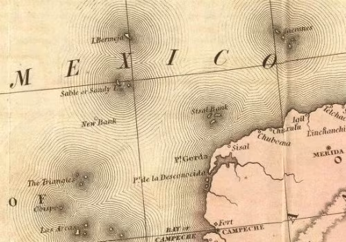 Một bí ẩn lớn là hòn đảo Bermeja xuất hiện trên các bản đồ ngoài khơi bờ biển phía bắc của Yucatán cho đến tận thế kỷ 20. Từ sau năm 1775, hòn đảo không còn được nhắc đến trong các văn kiện lịch sử nào.