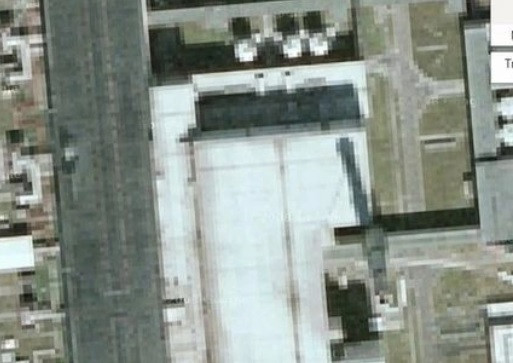 Đại học Nhiệt điện và năng lượng Cornell ở thành phố Ithaca, New York, Mỹ hoạt động vào năm 2010 được làm mờ trên Google Maps.